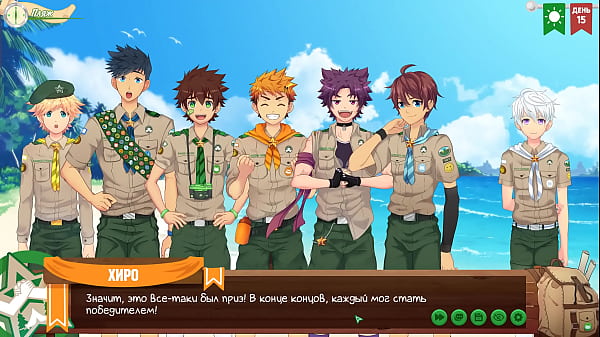 Game: Friends Camp, Episode 10 – Going to the beach (Russian voice acting)