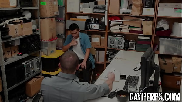 Adorable Young Thief Deepthroats Hot Cop for Freedom