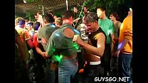 Biggest wild homo sex party