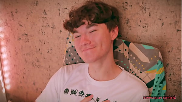 Cute Latino Twink Emmanuel Kokichi Using an Automatic Masturbator Toy For The First Time