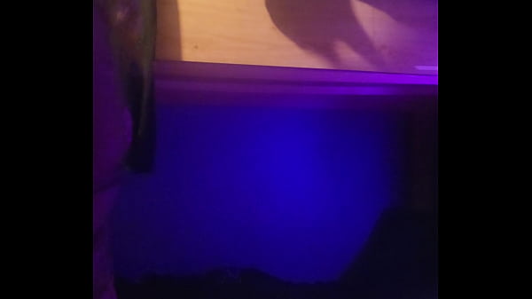 Ass shake in purple dress