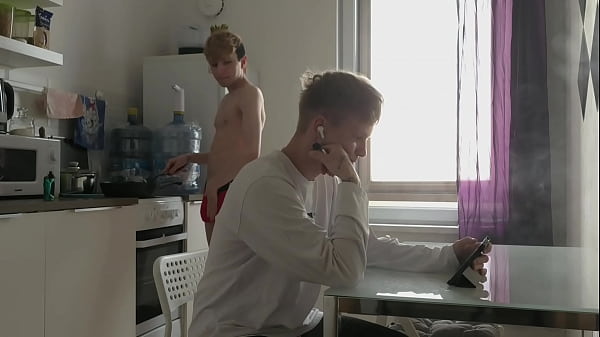 I prepared a delicious dinner for the guy and placed a tight asshole for his big dick