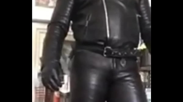 Sexy Leather Black Leather Muscle Big Butt Smoking Scene Preview