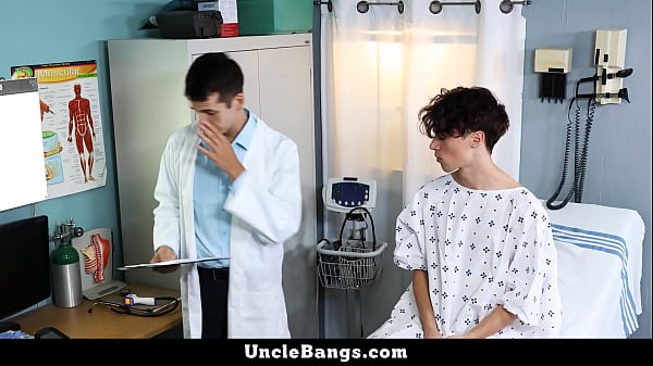 Gay Doctor Giving the Twink Patient Some Sexual Health Examination – Unclebangs