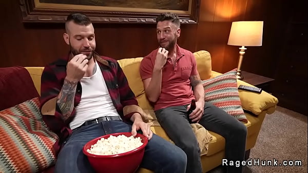 Gay neighbors anal fuck on game night