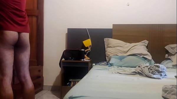 I’m folding and putting away my clean clothes, doing it without my pants on, hoping someone catches me leaning against the bed.