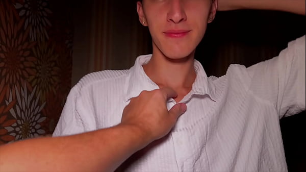 Stepfather jerks off his stepson’s huge dick and takes dicks in his mouth