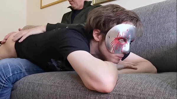 Amateurboy gets his first caning – bloopercam