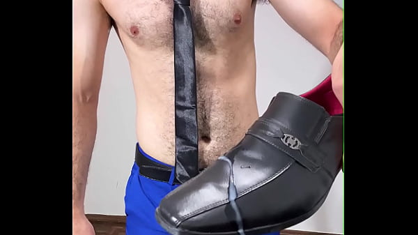 Cumming on my Dress Shoes After Work