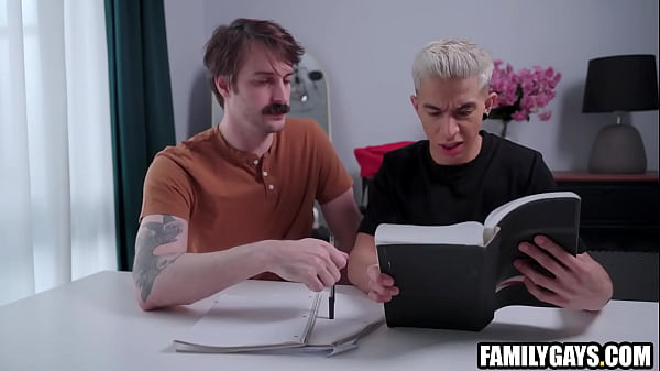 Step dad teaching step son french | Angel Santana & Seb Leblan