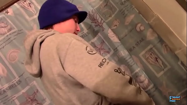 StraightNakedThugs: Tatted Thug Blinx Loves A Good Stroke And Big Cum Load