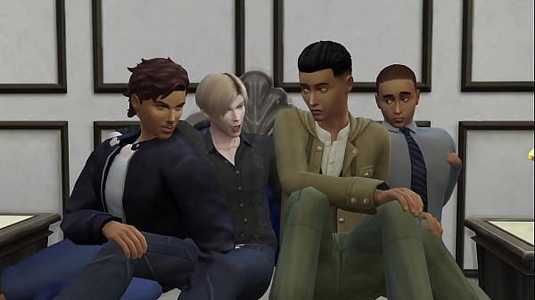 After party with friends sims4