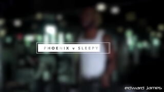 EdwardJames: Sleepy Reed suck and rides Phoenix black dick while taking a shower
