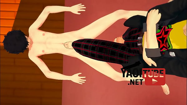 Persona 5 Yaoi: Ren Amamiya’s Foot Fetish and Anal Adventure with Ryuji – Asian Japanese Manga Anime Hentai Gay Porn