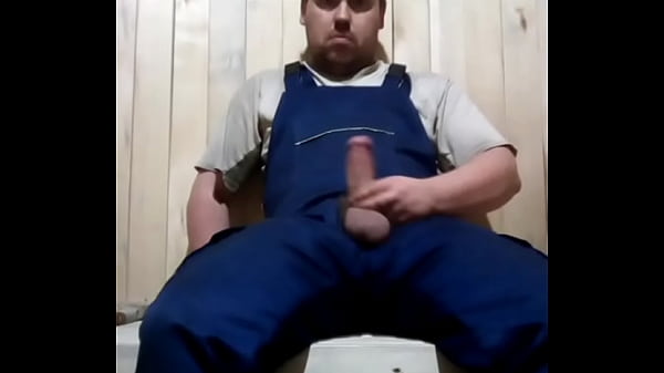 A Russian gay man demonstrates his masturbation skills