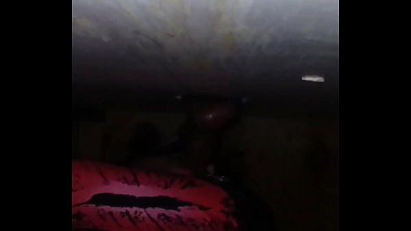 Excited sissygurl deepthroats entire 10″ black bull cock thru a glory hole