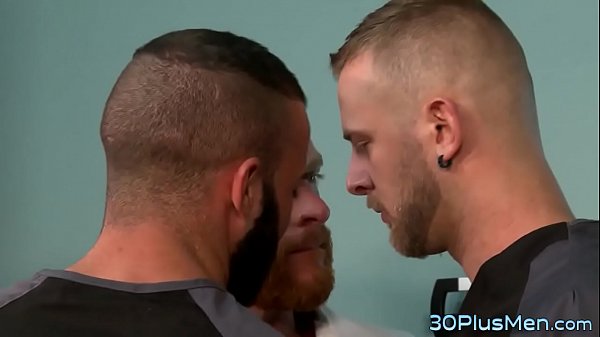 Gay bear licking asshole