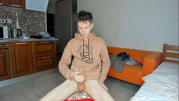 Naughty Boy Cranks Veiny Rod For Creamy Cum Doom